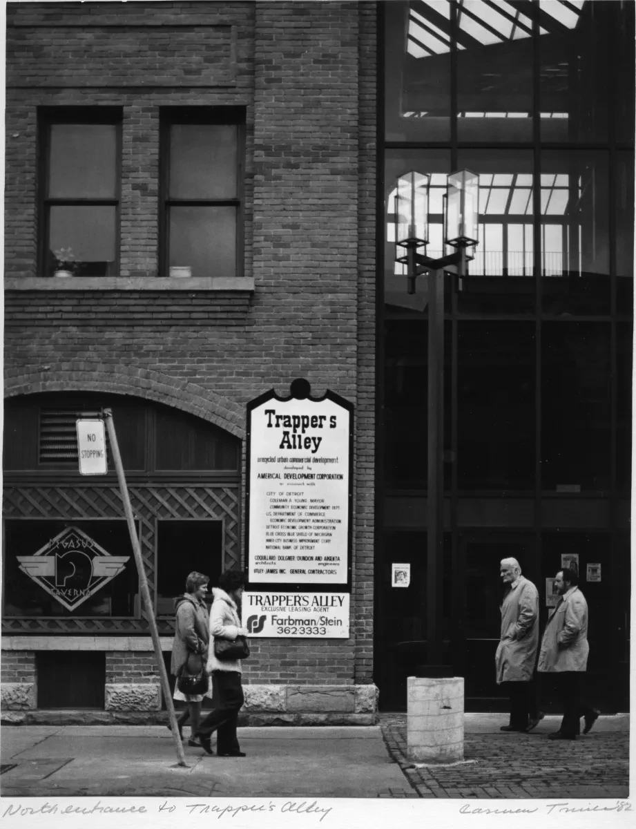 "North Entrance to Trapper's Alley" by Carmen Triner
