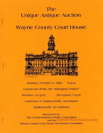 Program - The Unique Antique Auction
Wayne County Court House