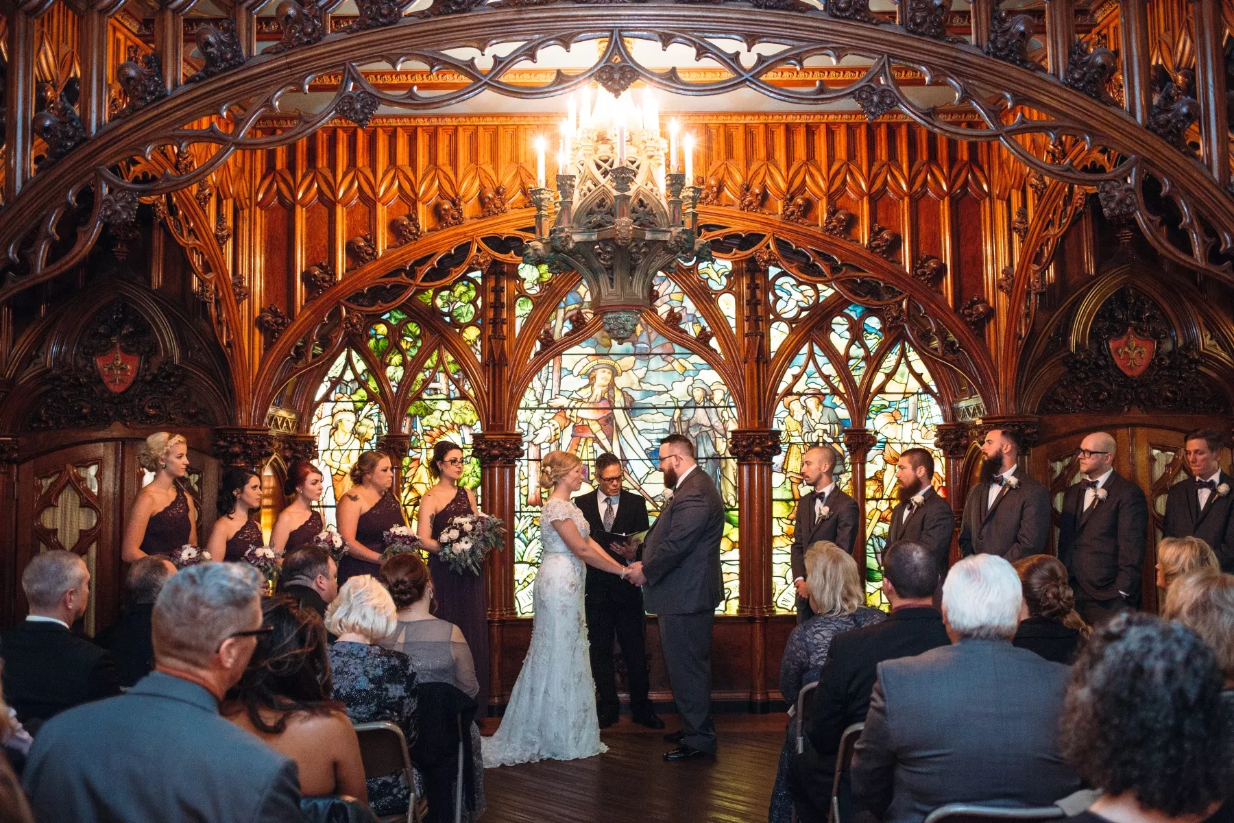 Gothic Room wedding